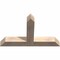 Ekena Millwork Portland Smooth Timber Gable Bracket, Douglas Fir, 48"W x 30"H x 5 1/2"D x 5 1/2"F, 15/12 Pitch GBW048X30X0606POR00SDF - alternate 4